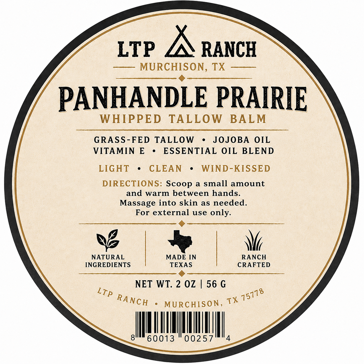Panhandle Prairie | Whipped Tallow Cream