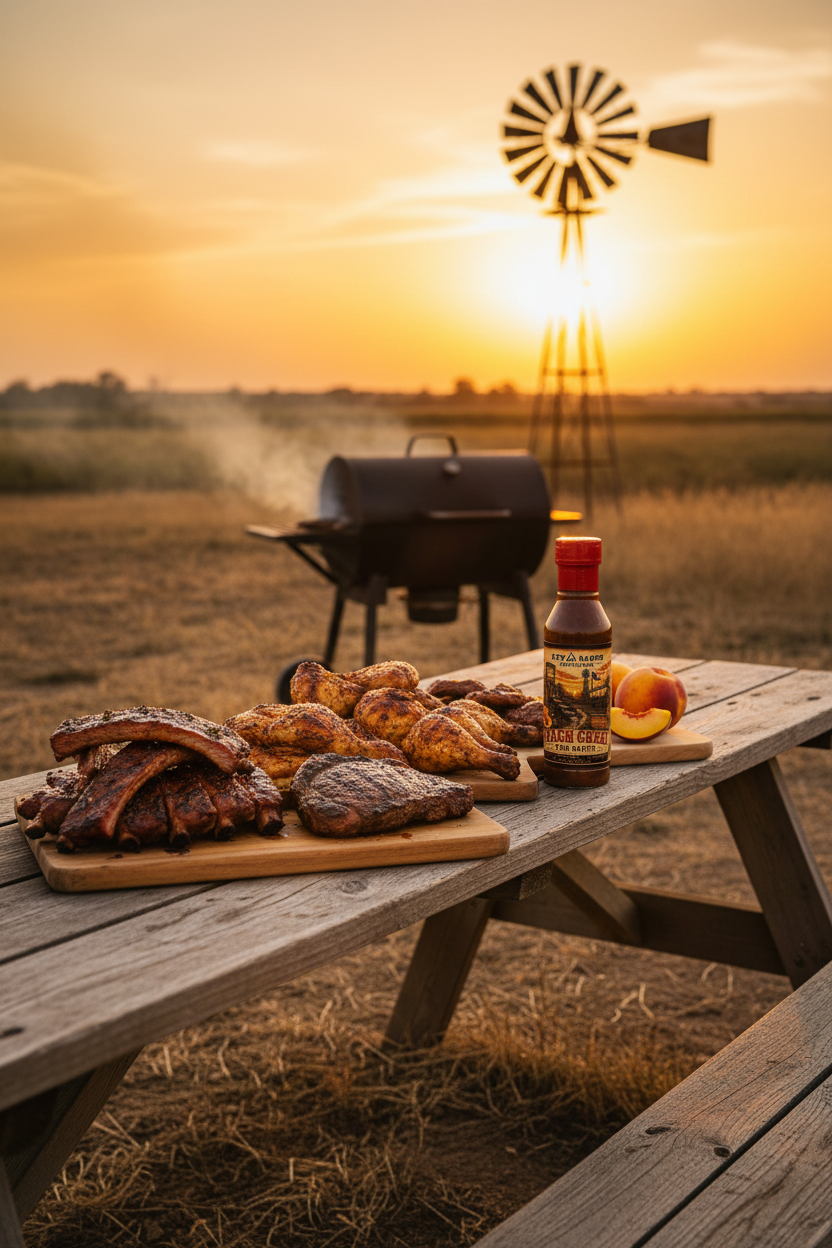 Peach Creek BBQ Sauce – 12 oz
