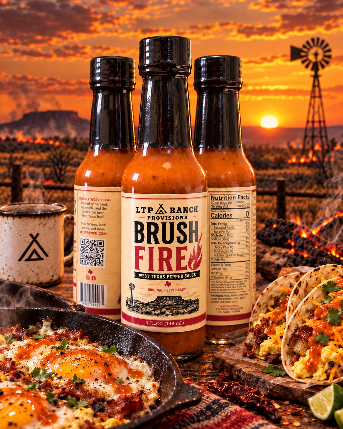 Brush Fire West Texas Pepper Sauce – 5 oz